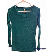 Under Armour Tops | Under Armour Womens Teal All Season Gear Layering Long Sleeves Top | Color: Green | Size: Xs