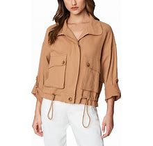 [BLANKNYC] Womens Luxury Clothing Utility Parka Jacket Coat With Pockets