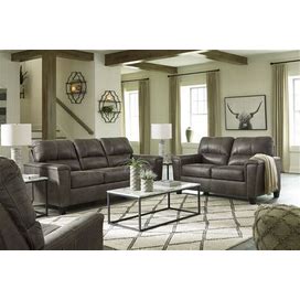 Ashley Navi Smoke Living Room Set, Gray Transitional Sets From Coleman Furniture