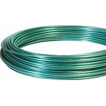 Clothesline Wire, Green Vinyl Jacketed, 100-Ft. -122100