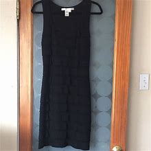 Studio M Dresses | Ruffled Dress | Color: Black | Size: L