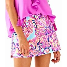 Lilly Pulitzer Shorts | Lilly Pulitzer Lorelie Skort In Big Escapade | Color: Blue/Pink | Size: 0