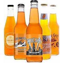 Ultimate Craft Soda Beverage Samplers - Mix Variety Case - Gourmet Sodas From All Around The Country - Choose Your Flavor - 12Oz (Orange Soda - 12