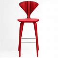Cherner Chair Company Cherner Stool With Seat Pad - Color: Wood Tones - Size: Bar - 29-In. - CSTW04-SEAT-PAD-29-DIVINA-623