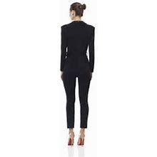 Misha Collection Black Caroline Pantsuit Jumpsuit. Size 6.
