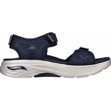 Skechers Men's Max Cushioning Arch Fit Prime - Archee Sandals | Size 12.0 | Navy | Textile/Synthetic | Hyper Burst