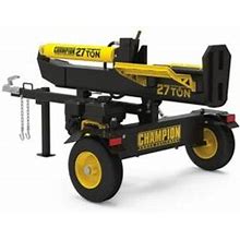 Champion Power Equipment 27 Ton 224 Cc Gas Powered Hydraulic Wood Log Splitter With Vertical/Horizontal Operation And Auto Return