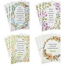 Dayspring Assorted Religious Sympathy Cards, Floral Wreaths (12 Cards With Envelopes)