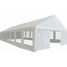 Vidaxl Party Tent Outdoor Canopy Tent Patio Gazebo Marquee Beach Shelter White