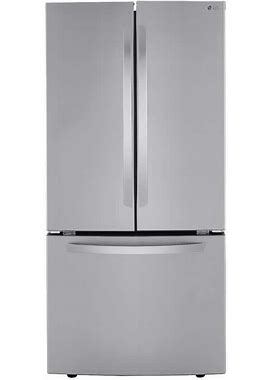 33 in. W 25 Cu. Ft. French Door Refrigerator In Stainless Steel