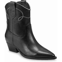 Marc Fisher Nonie Cowboy Bootie | Women's | Black | Size 6.5 | Boots