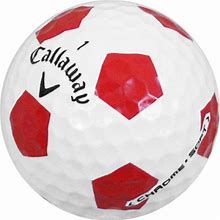 Used Callaway Chrome Soft Truvis Red | Near-Mint Condition | 12 Count Premium Golf Balls From Lost Golf Balls