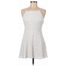 Topshop Women White Casual Dress 6 Petites