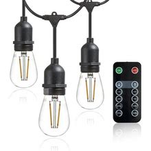 Newhouse Lighting Outdoor/Indoor 48 ft. Plug-In S14 Bulb LED String Light