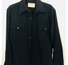Naval Clothing Factory Shirts | Vintage Military Issued Navy Shirt | Color: Blue | Size: 15