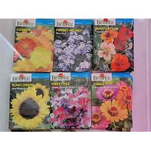 Burpee Flower Seed Assortment 4 (2020) New Sealed Inventory Guaranteed To Sprout