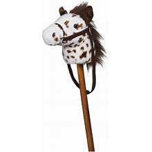 Plush Stick Horse With Multiple Sounds Pinto Horse