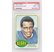 Men's Walter Payton (Chicago Bears) 1976 Topps Football 148 RC Rookie Card - PSA 9 Mint (C) Size:No Size