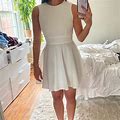 Asos Dresses | White Asos Mini Dress, Sleeveless, Size 1 Petite | Color: White | Size: 0