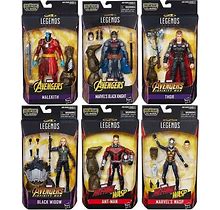 Avengers Infinity War Marvel Legends Cull Obsidian Series Set Of 6 Action Figures
