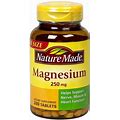 Nature Made 200 Count Magnesium 250Mcg Tablets