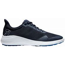 Footjoy Men's Flex Spikeless Golf Shoes 7005723 - 8 W 8 Wide Navy/White/Blue