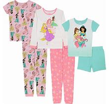 Disney Kids' 6-Piece Loose-Fit Pajamas Set