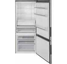 15 Cu Ft Bottom Freezer Stainless Refrigerator ,