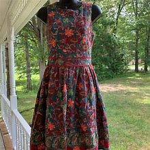 Anthropologie Needlepoint Garden Dress By Adelyn Rae Embroidered Size 4 NWT