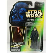 Star Wars Power Of The Force Emperor Palpatine Action Figure W/ Walking Stick TY