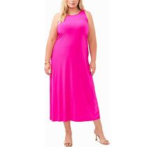 Vince Camuto Plus Size Back Keyhole Sleeveless Dress - Fircly Fuschia - Size 3X