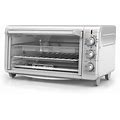 Black+Decker TO3265XSSD Extra Wide Crisp N Bake Air Fry Toaster Oven, Silver...
