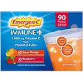 Emergen-C Dietary Supplement Drink Mix With Immune+ Triple Action Super Orange & Raspberry (90 Ct.)
