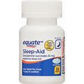 Equate Doxylamine Succinate Sleep-Aid Tablets, 25 Mg, 32 Count
