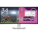 Dell S3423DWC Curved USB-C Monitor - 34-Inch WQHD (3440X1440) 100Hz 4Ms 21:9 Display, USB-C Connectivity, 2 X 5W Audio Output, 16.7 Million Colors,
