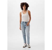 Gap Factory Women's Mid Rise Girlfriend Jeans Light Wash Size 32
