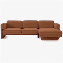Pastille Sectional Chaise, 105" Sofa, Oro At Design Within Reach