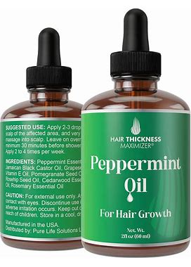 Peppermint Hair Growth Oil 2Oz
