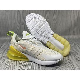 Nike Shoes | Nike Air Max 270 White Yellow Strike Women's Size 9 Dv2184-100 Running Shoes | Color: White/Yellow | Size: 9