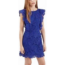 Topshop Dresses | Lace A-Line Dress | Color: Blue | Size: 12