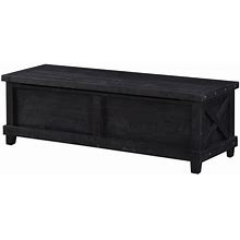 Modus Yosemite Living Room Storage Bench In Cafe, Black, Storage & Entryway Benches, By Modus Furniture