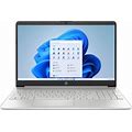 HP - 15.6" Touch-Screen Laptop-HD (1366 X 768)-Intel 12th Generation Core i3 1215U- 8GB Memory - 256GB SSD - Natural Silver-HDMI, Wi-Fi (15-DY5033DX