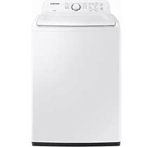 Samsung WA40A3005A 27 Inch Wide 4 Cu. Ft. Top Loading Washer White Laundry Appliances Washing Machines Top Loading Washing Machines