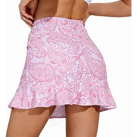 M MOTEEPI Tennis Skirt With Shorts Golf Skorts For Women Dressy Pickleball Skort Golf Outfits Clothes Athletic Skorts