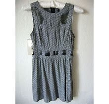 Divided By H&M Women's Mini Dress Size 4 ( Xs ) Cut-Out Waist & Neck