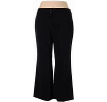 Style&Co Dress Pants - High Rise: Black Bottoms - Women's Size 22
