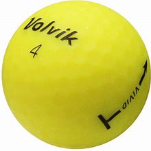 Volvik Vivid Yellow | 5A Mint Condition | 12 Count Premium Used Golf Balls From Lost Golf Balls