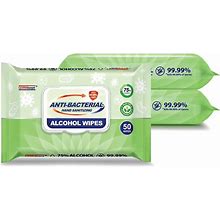 Germisept 75% Alcohol Advanced Hand Sanitizing Wipes 3 Packs Of 50 Count/Pack = 150 Wipes