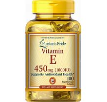 Puritan's Pride Vitamin E-1000 IU - 100 Softgels