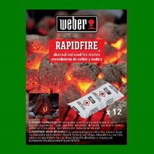 Weber Grills 12 Piece Rapidfire Fire Starters